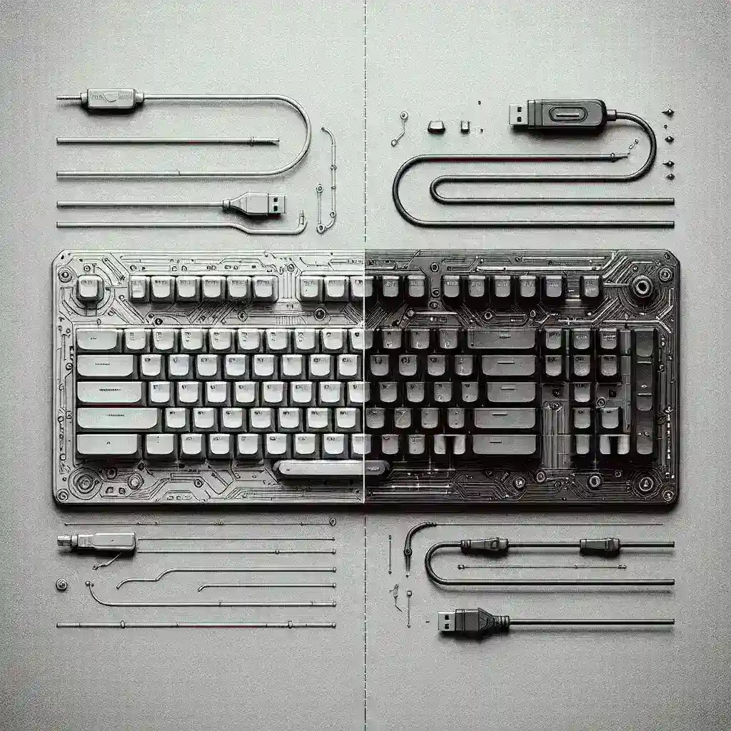¿Cuál es la diferencia entre los teclados mecánicos con cable e inalámbricos?