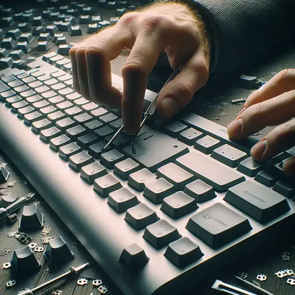 ¿Cómo reemplazo las teclas de mi teclado?