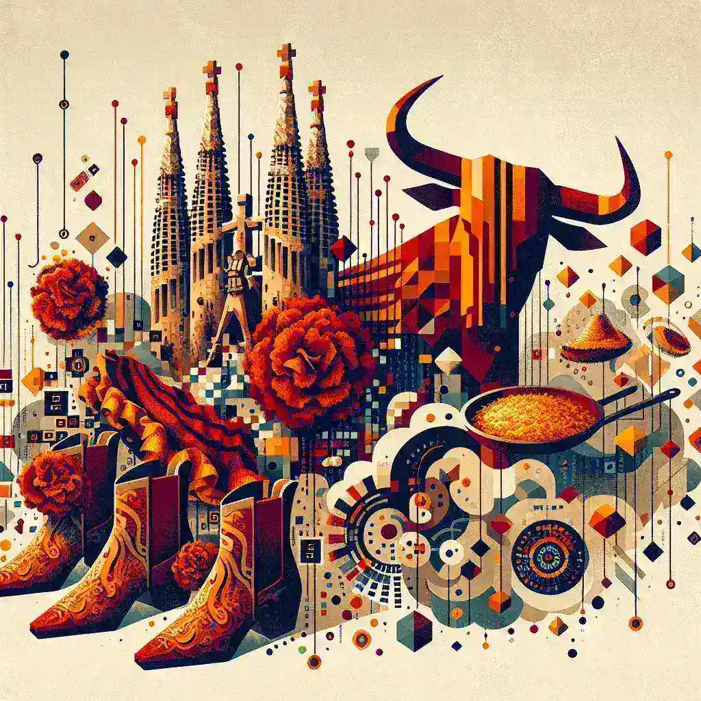 "Ilustración del registro nacional de identidad digital descentralizada en España, destacando la seguridad y privacidad en la gestión de datos personales."