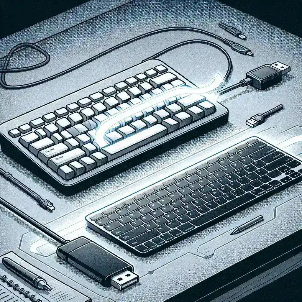 ¿Cómo actualizo mi teclado para que sea inalámbrico?